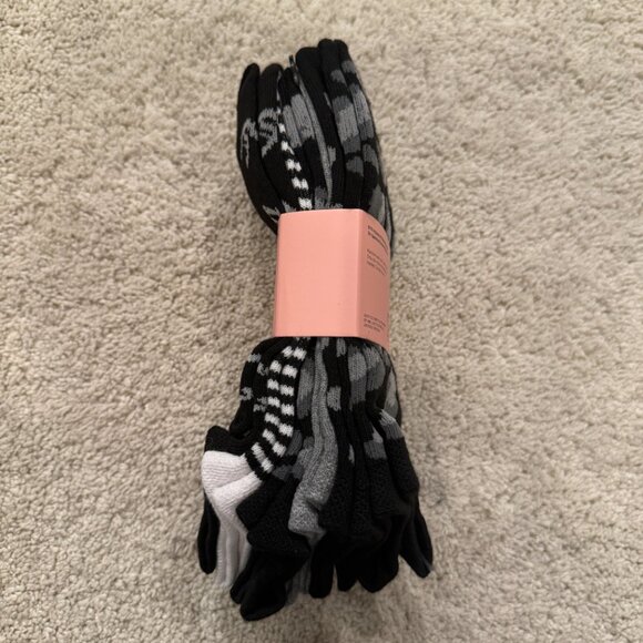 Juicy Couture 6 pack Socks Multipack Women's, Shoe Size 4-10‎ Black White - Picture 3 of 9